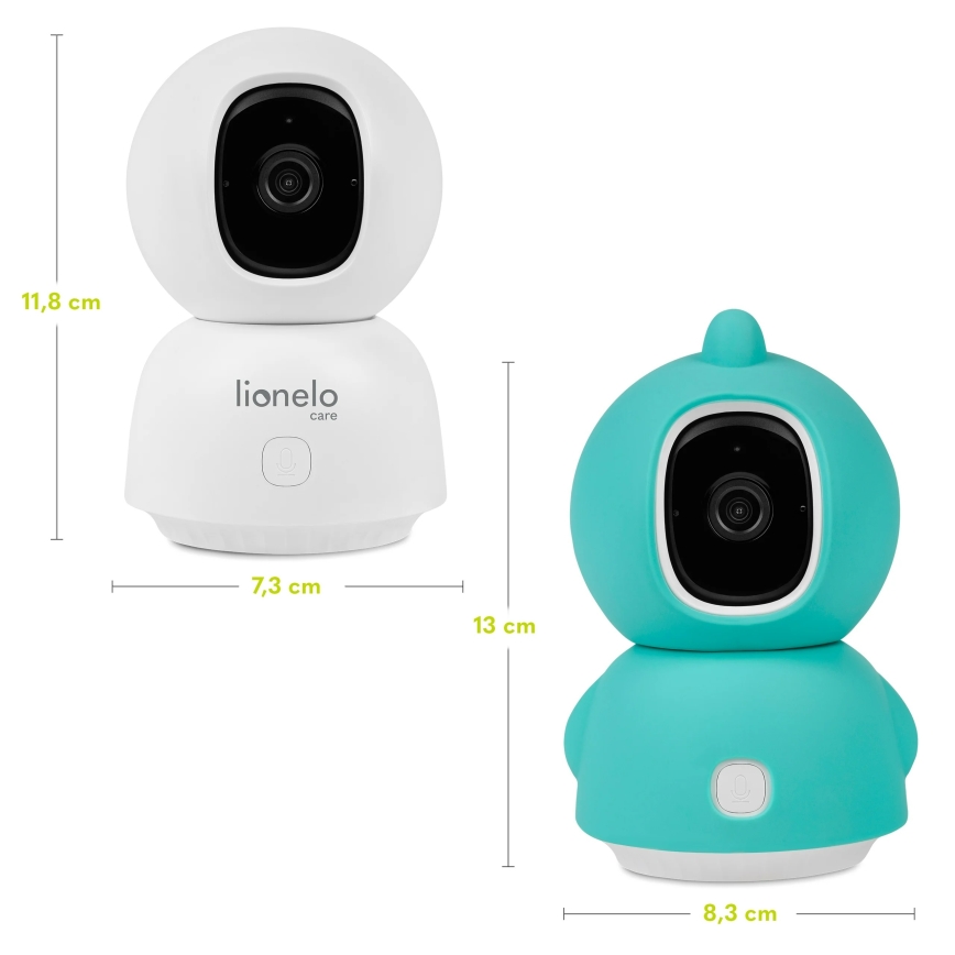 Lionelo - Baby monitor intelligente BABYLINE VIEW Wi-Fi 5V Bianco