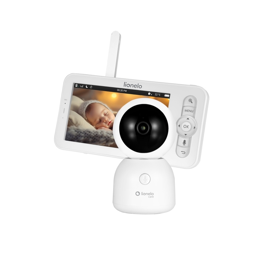 Lionelo - Baby monitor ricaricabile con schermo BABYLINE 9.2 5V 3600 mAh