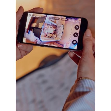 Lionelo - Baby monitor ricaricabile per bambini BABYLINE GO 5V 3350 mAh