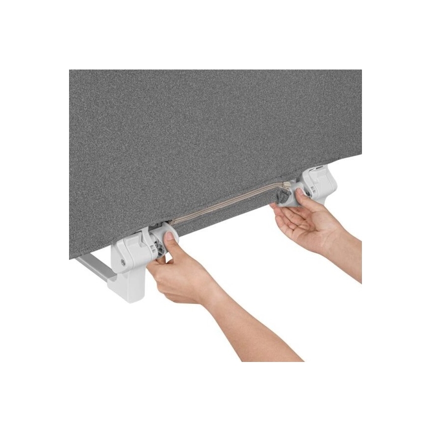 Lionelo - Barriera di sicurezza per letti LORA grigio scuro