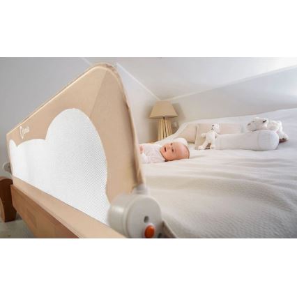 Lionelo - Barriera di sicurezza per letto EVA beige