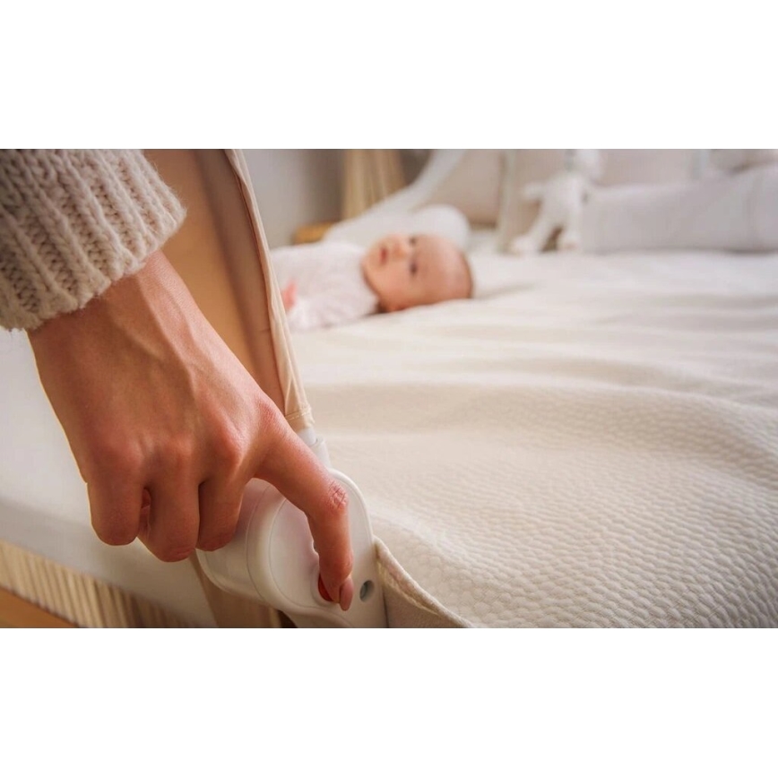 Lionelo - Barriera di sicurezza per letto EVA grigia