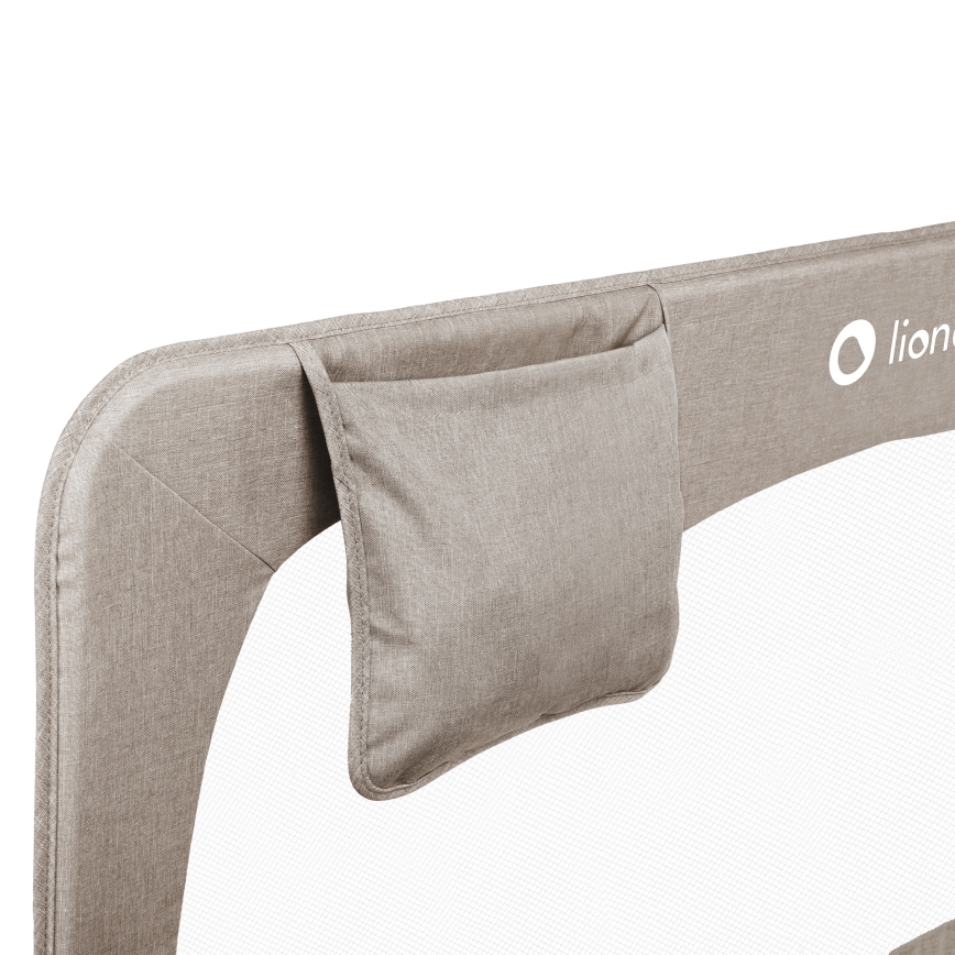Lionelo - Barriera di sicurezza per letto HANNA Beige Melange
