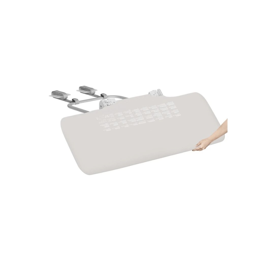 Lionelo - Barriera di sicurezza per letto LORA grigia