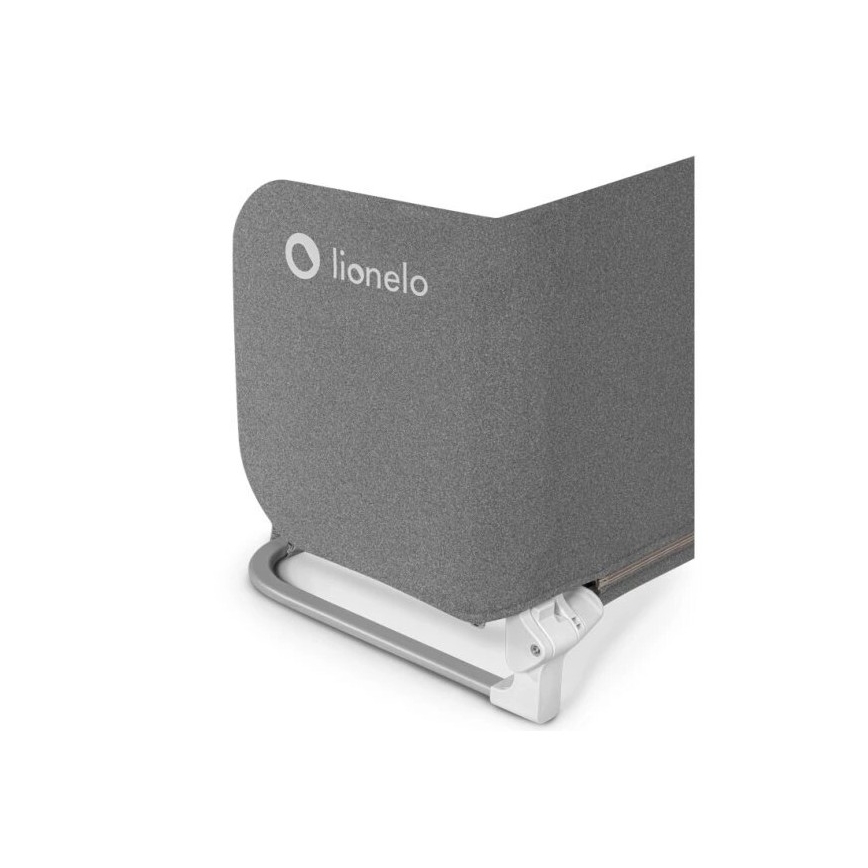Lionelo - Barriera di sicurezza per letto LORA grigio scuro