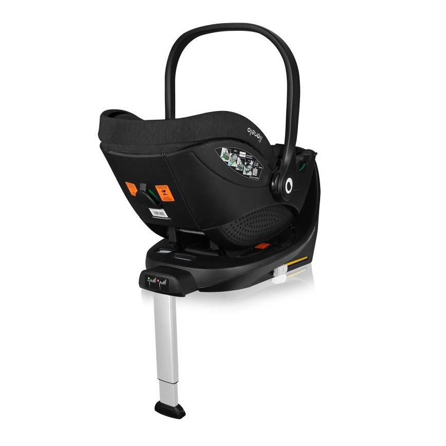 Lionelo - Base per seggiolini auto MOXIE SET i-Size Nero