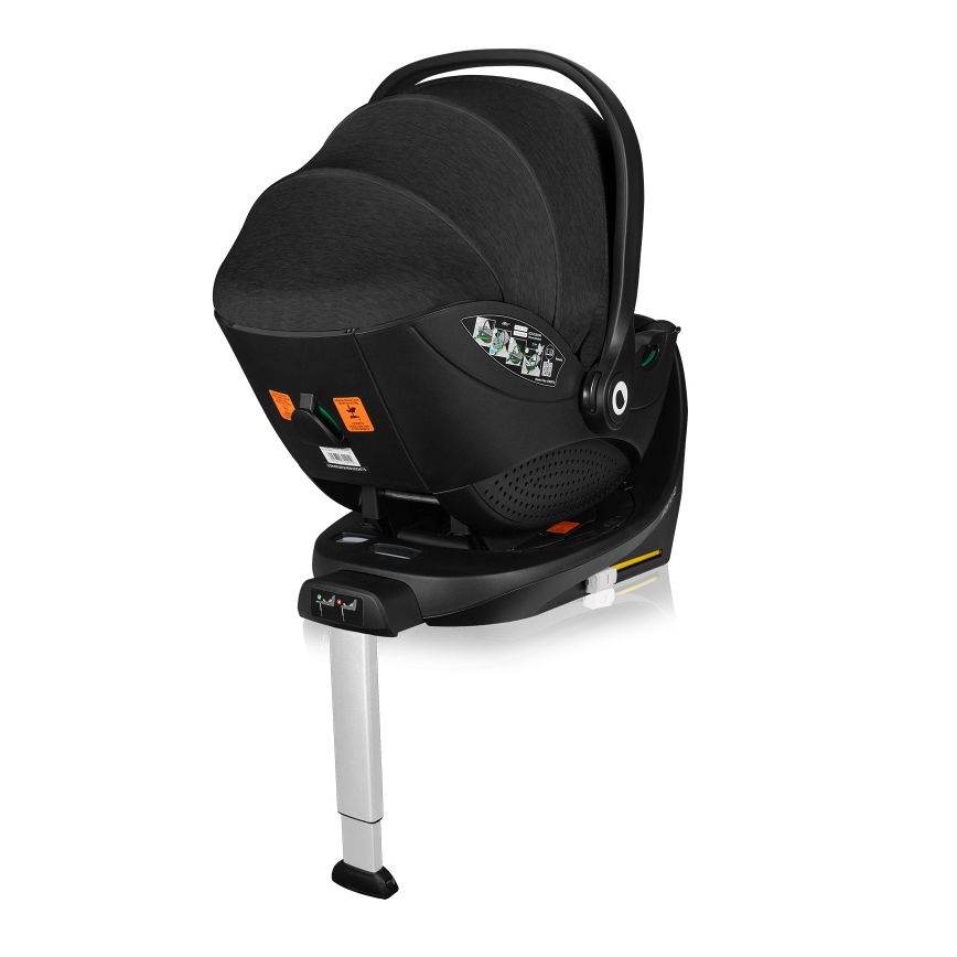 Lionelo - Base per seggiolini auto MOXIE SET i-Size Nero