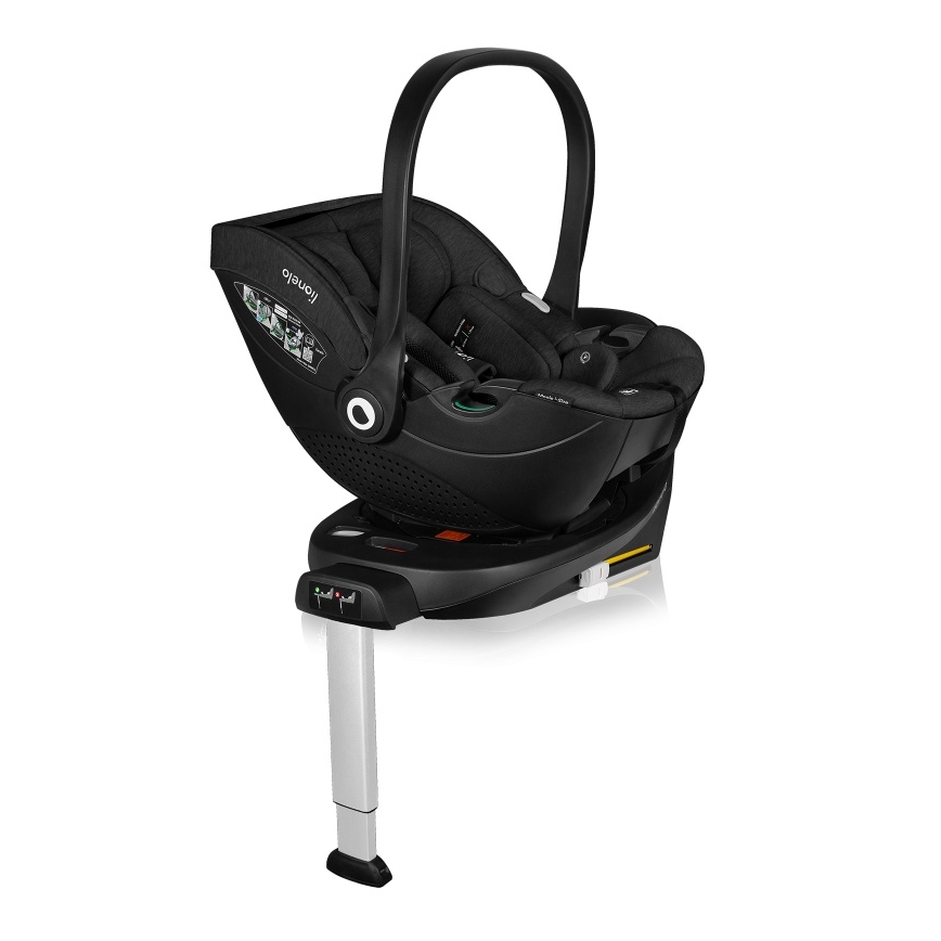 Lionelo - Base per seggiolini auto MOXIE SET i-Size Nero