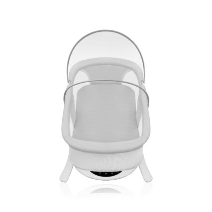 Lionelo - Sdraietta per neonati con melodia 2 in 1 BELLA 4xAA Grigio Cemento + telecomando