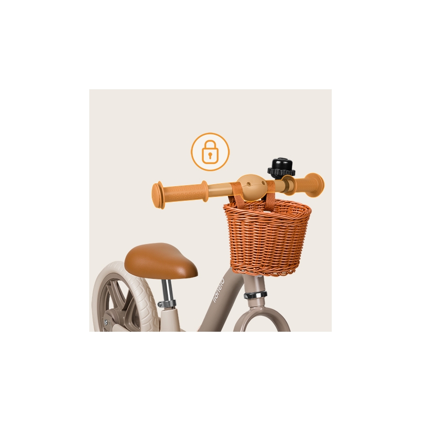 Lionelo - Bici a spinta ALEX PLUS beige