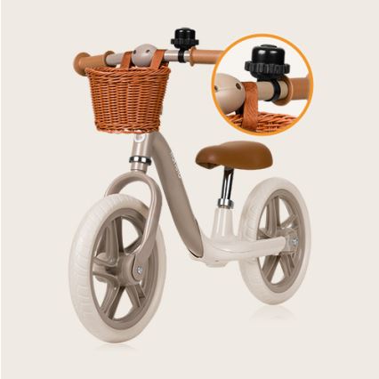 Lionelo - Bici a spinta ALEX PLUS beige