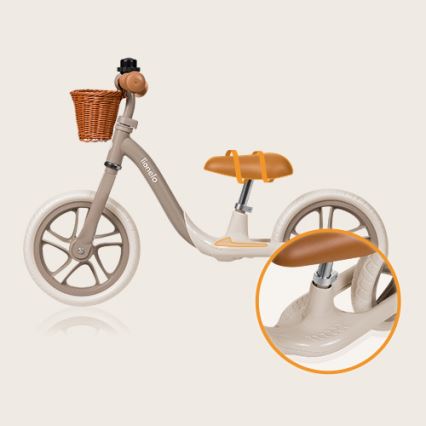 Lionelo - Bici a spinta ALEX PLUS beige