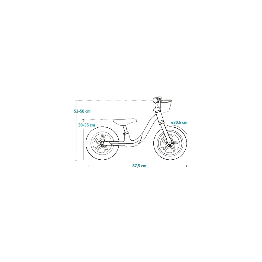 Lionelo - Bici a spinta ALEX PLUS verde