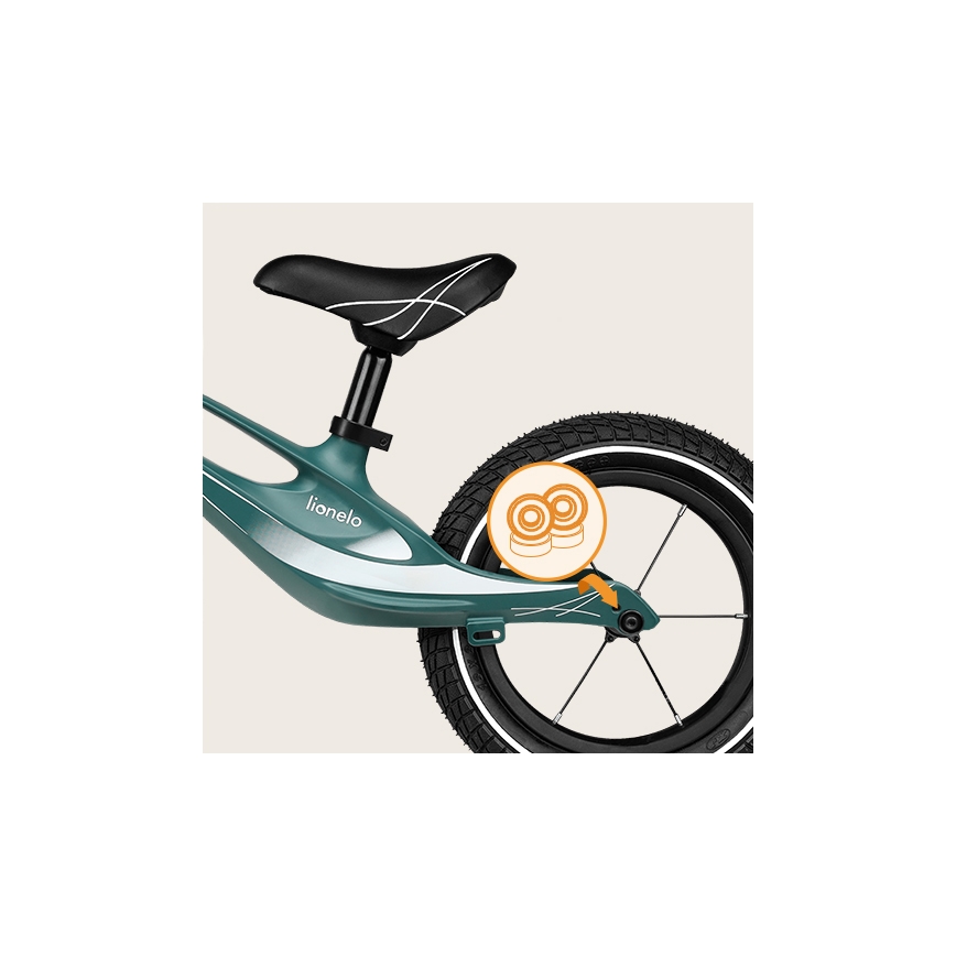 Lionelo - Bici a spinta BART AIR verde