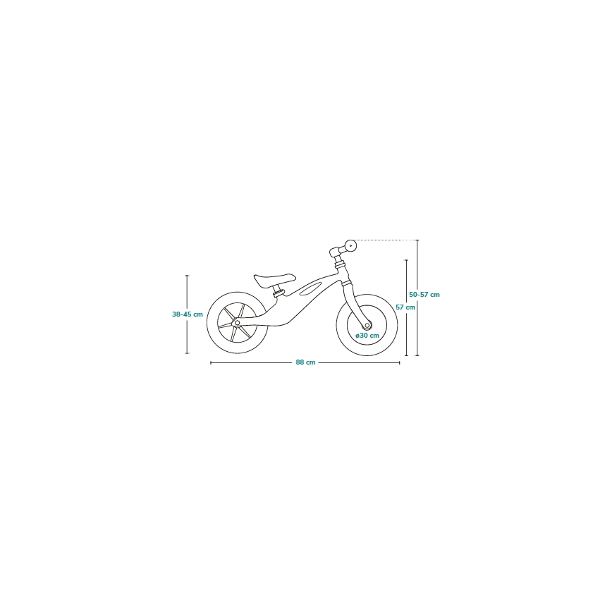 Lionelo - Bici a spinta BART AIR verde