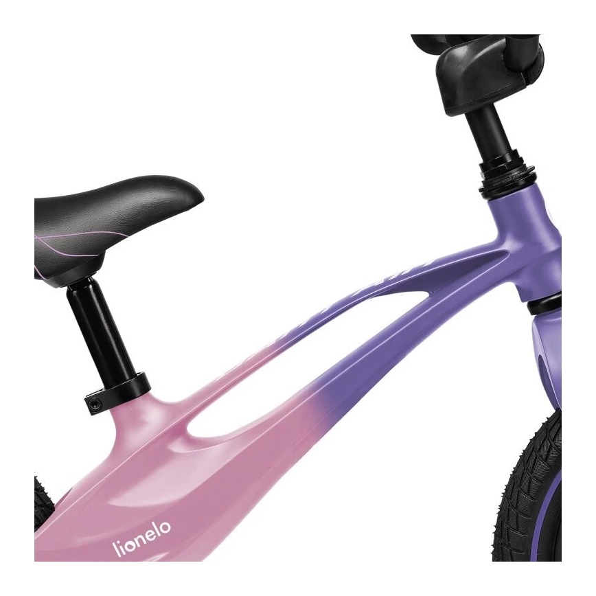 Lionelo - Bici a spinta BART AIR viola/rosa