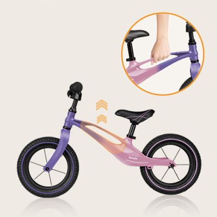 Lionelo - Bici a spinta BART AIR viola/rosa