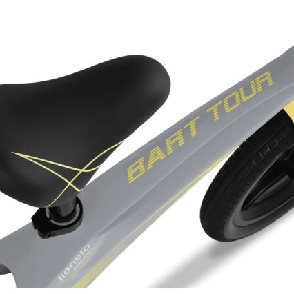 Lionelo - Bici a spinta BART TOUR grigio/giallo
