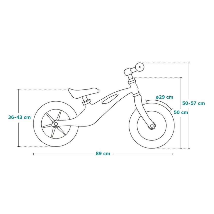 Lionelo - Bici a spinta BART TOUR grigio/giallo
