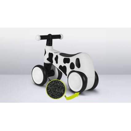 Lionelo - Bici a spinta SAMMY nero/bianco
