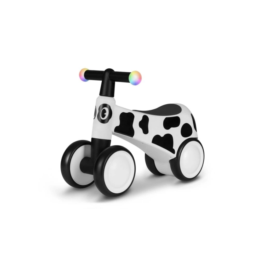 Lionelo - Bici a spinta SAMMY nero/bianco