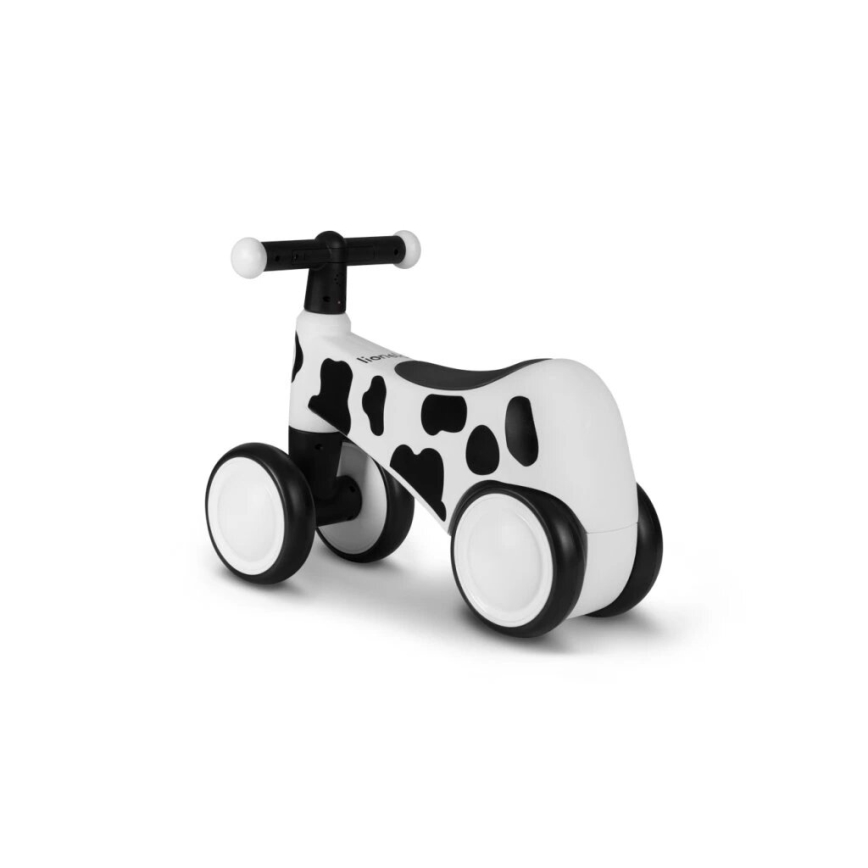 Lionelo - Bici a spinta SAMMY nero/bianco
