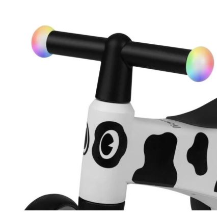 Lionelo - Bici a spinta SAMMY nero/bianco