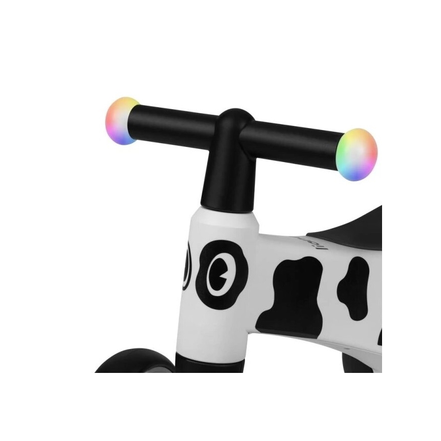 Lionelo - Bici a spinta SAMMY nero/bianco