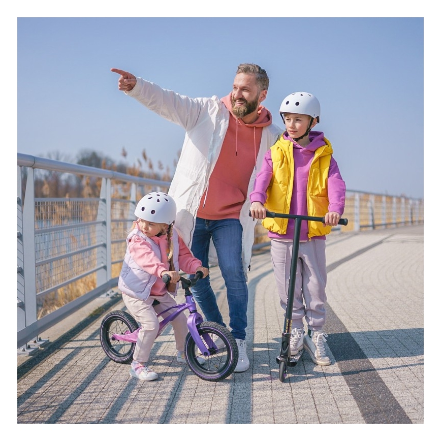 Lionelo - Bicicletta senza pedali BART AIR viola/rosa