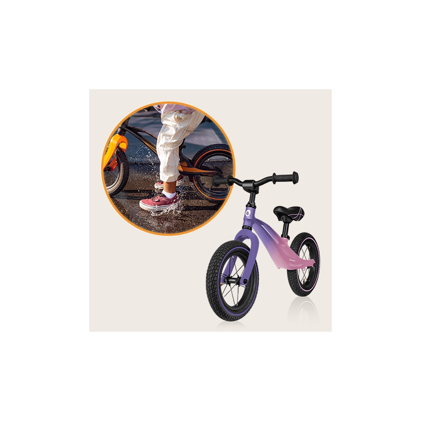 Lionelo - Bicicletta senza pedali BART AIR viola/rosa