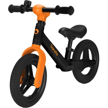Lionelo - Bicicletta senza pedali TONI Nero/Arancione