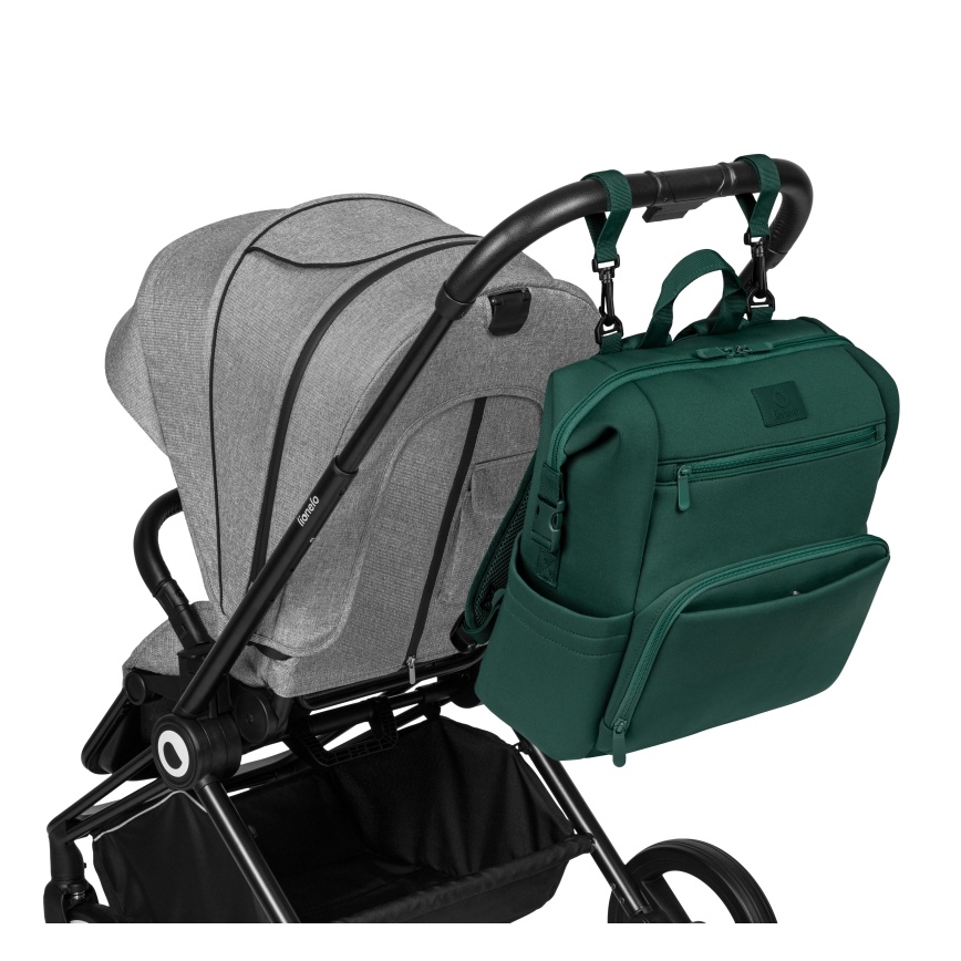 Lionelo - Borsa fasciatoio per passeggino CUBE Green Forest