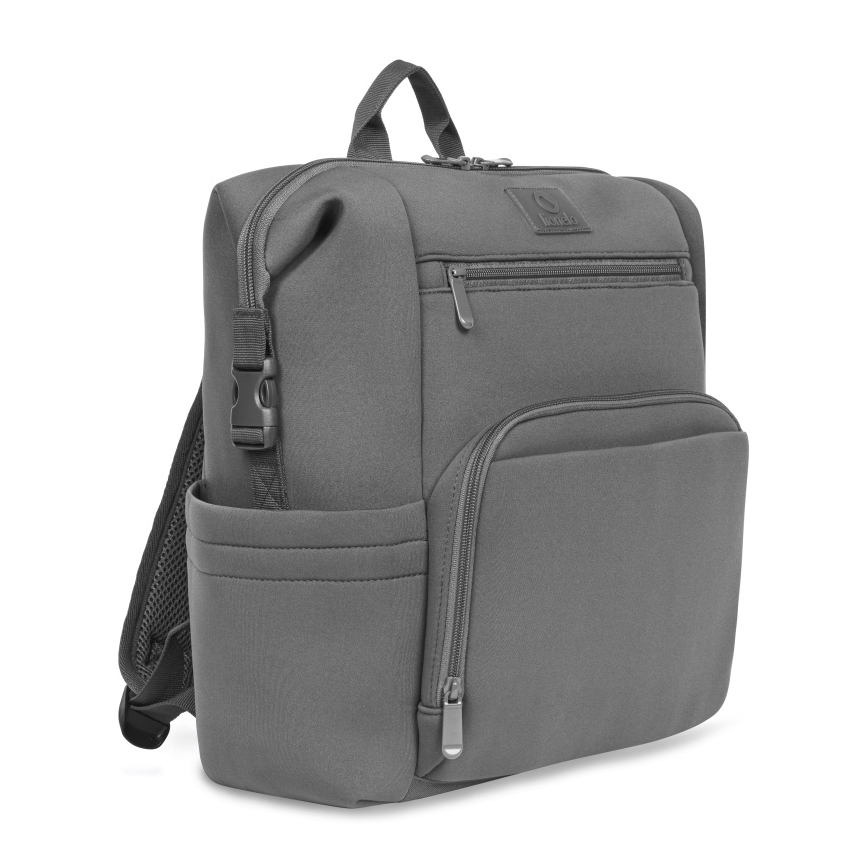 Lionelo - Borsa fasciatoio per passeggino CUBE Grey Stone