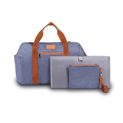 Lionelo - Borsa fasciatoio per passeggino IDA Blue Denim