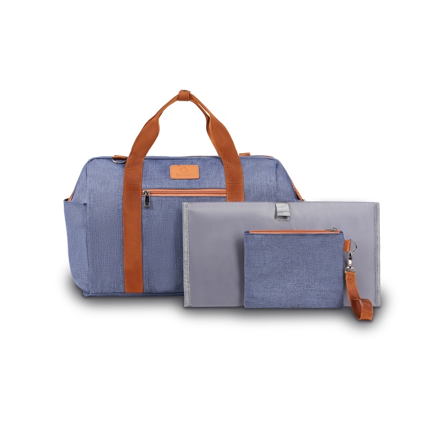 Lionelo - Borsa fasciatoio per passeggino IDA Blue Denim