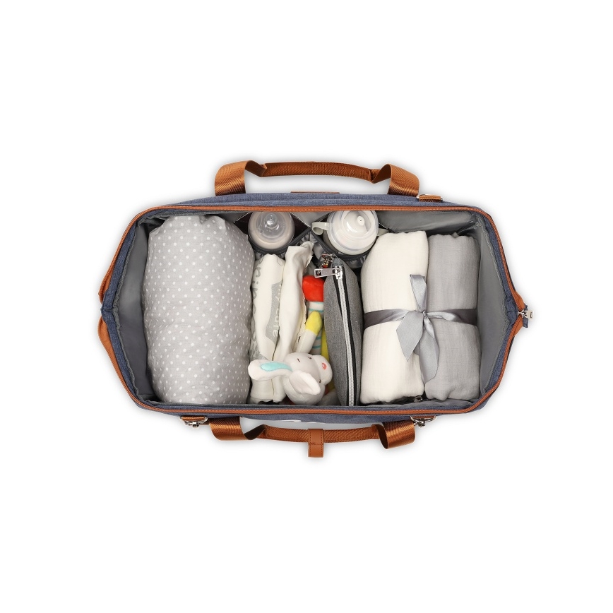 Lionelo - Borsa fasciatoio per passeggino IDA Blue Denim