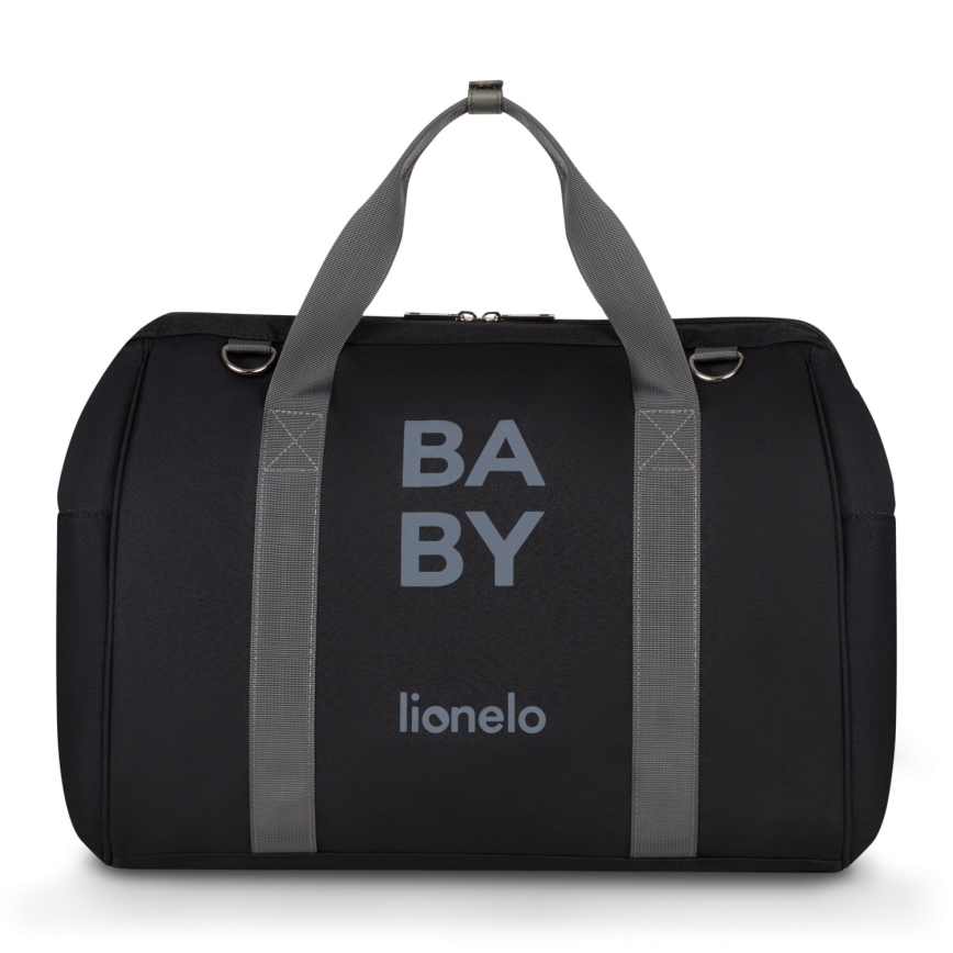 Lionelo - Borsa fasciatoio per passeggino IDA Nero Onice