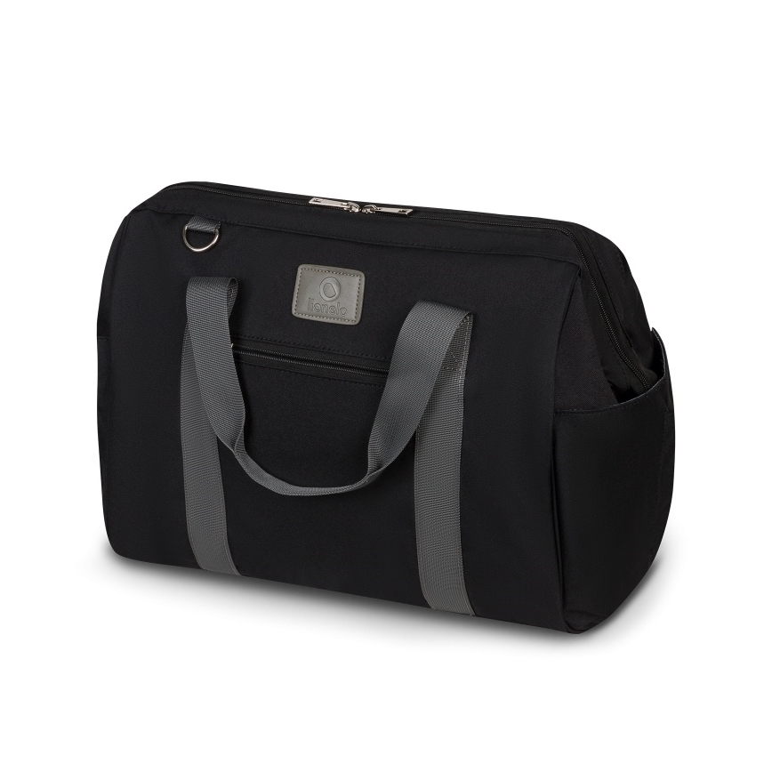 Lionelo - Borsa fasciatoio per passeggino IDA Nero Onice