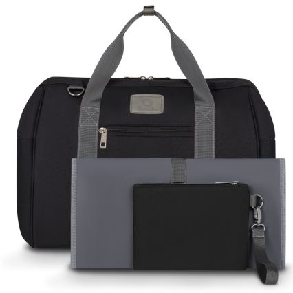 Lionelo - Borsa fasciatoio per passeggino IDA Nero Onice