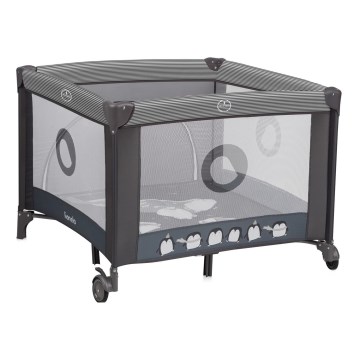 Lionelo - Box giochi BONNIE Grey Scandi