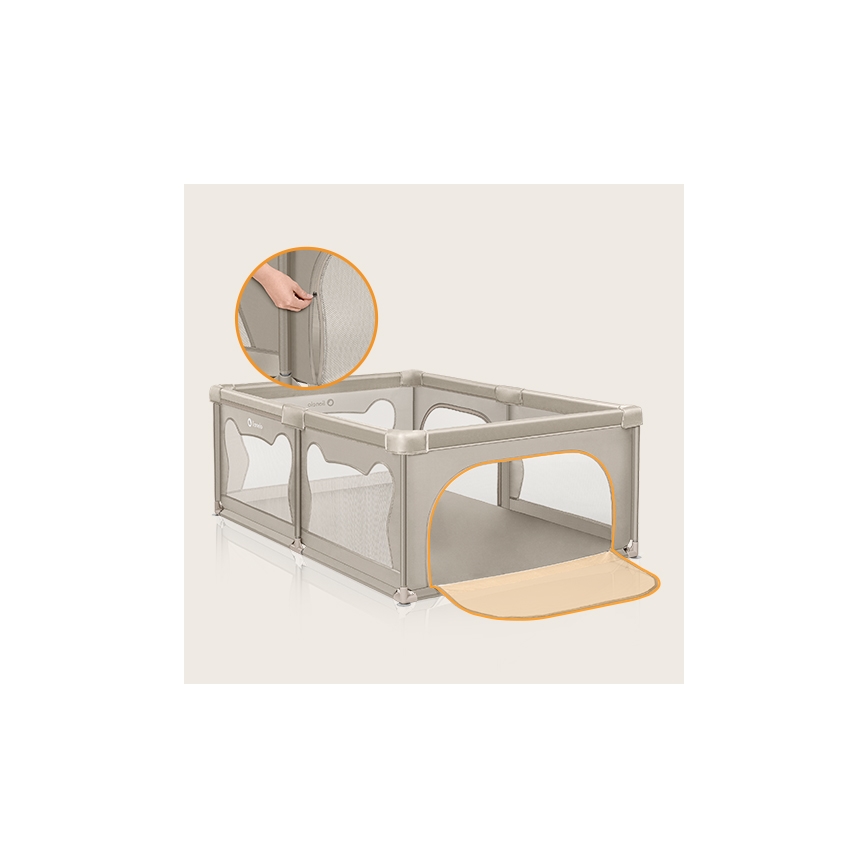 Lionelo - Box giochi WILLOW beige