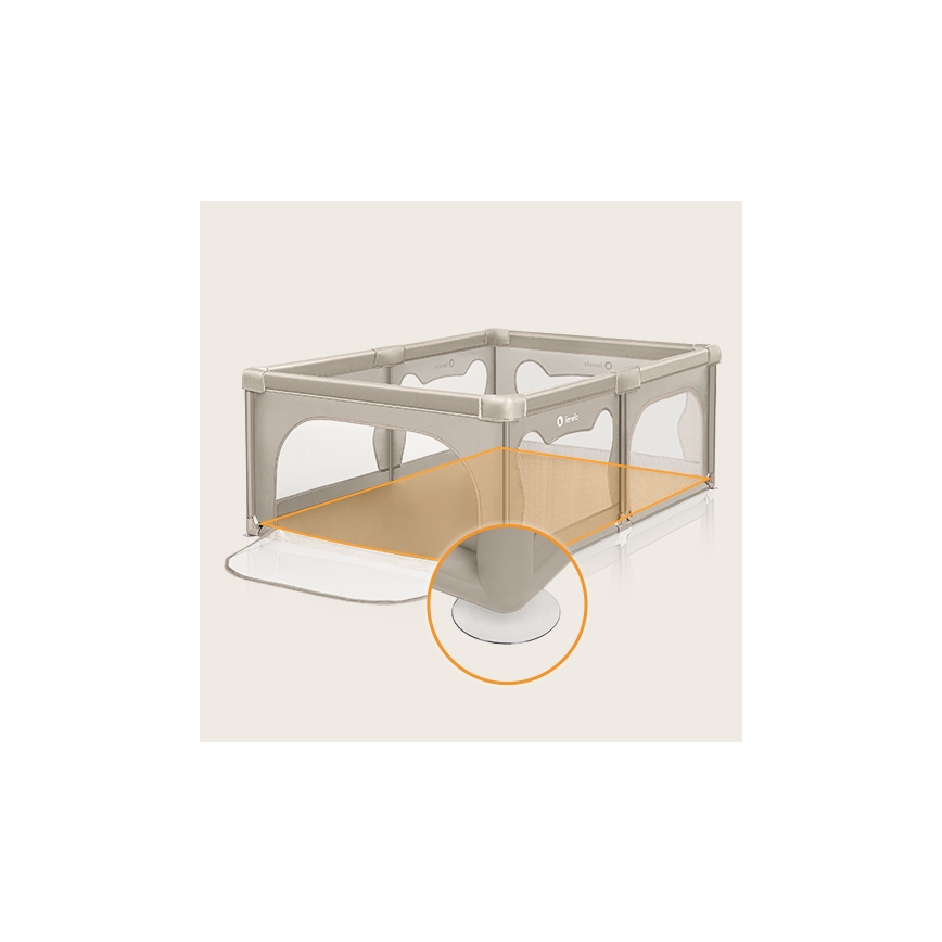 Lionelo - Box giochi WILLOW beige