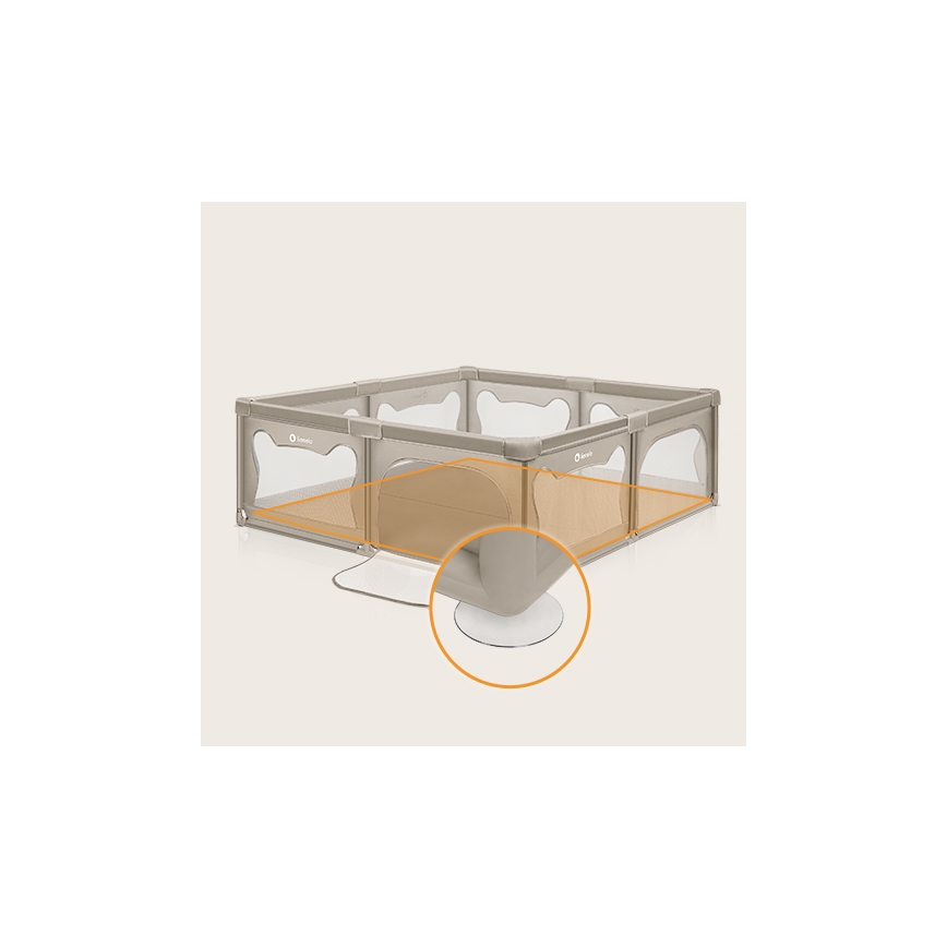 Lionelo - Box giochi WILLOW XL beige