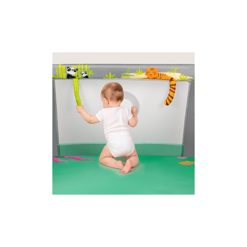 Lionelo - Box gioco MILLE PLUS Grigio Verde