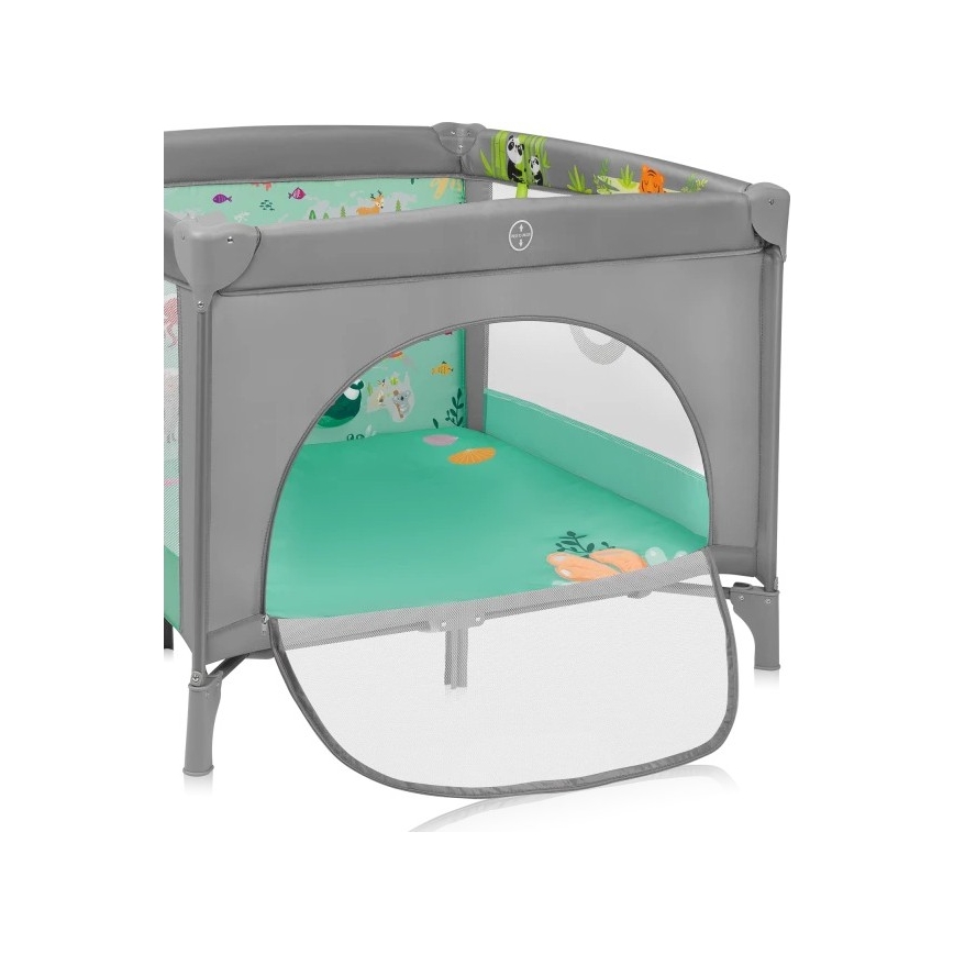 Lionelo - Box gioco MILLE PLUS Grigio Verde
