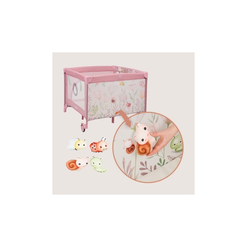 Lionelo - Box gioco MILLE PLUS Rosa