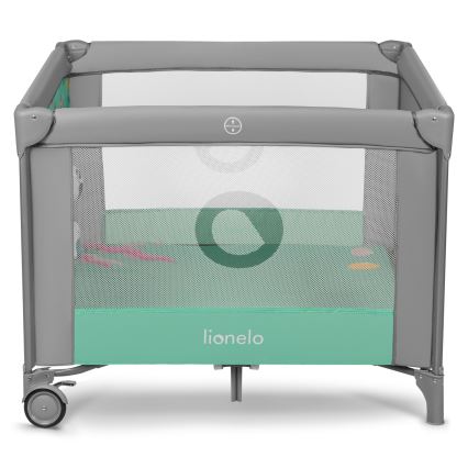 Lionelo - Box per bambini MILLE Grigio Verde