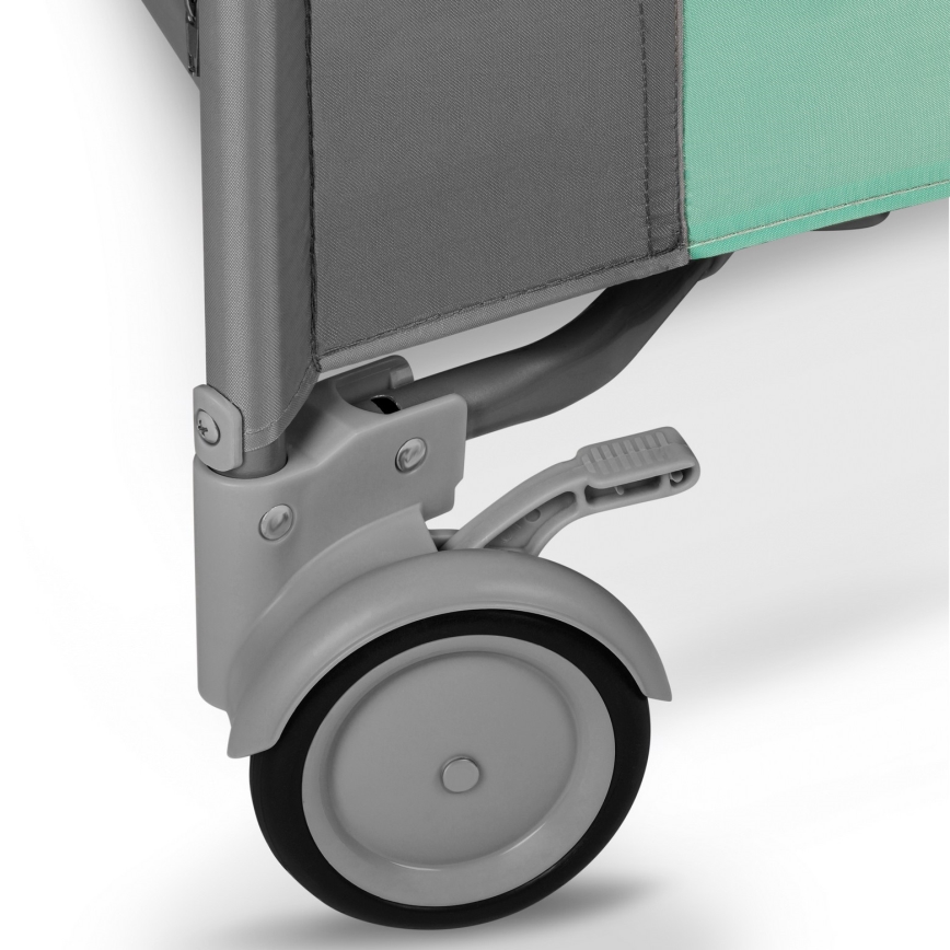 Lionelo - Box per bambini MILLE Grigio Verde