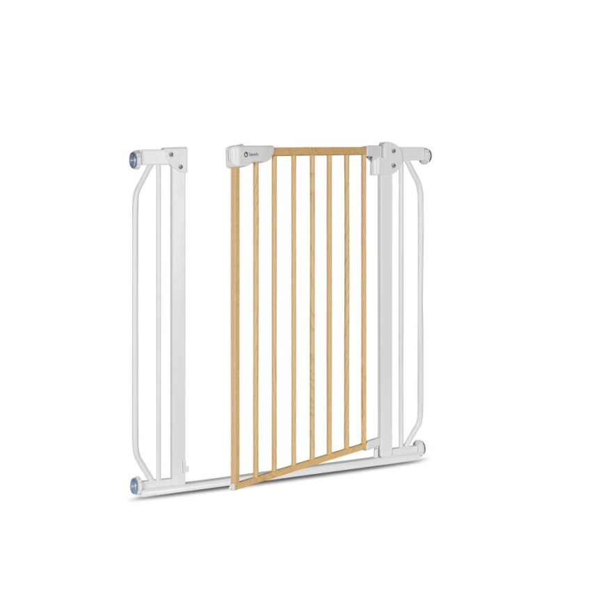 Lionelo - Cancelletto di sicurezza TRUUS SLIM bianco/beige