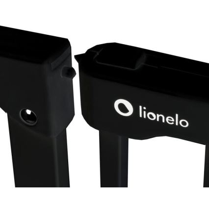 Lionelo - Cancello di sicurezza TRUUS SLIM nero